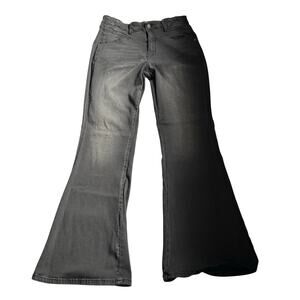 KanCan Super Flare Black Jeans – Stretch Denim, Retro Wide Leg Size 15/31